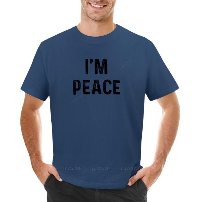 Im peace couple matching with I come in peace TShirt tees Anime tshirt hippie clothes Unisexs t shirt graphic