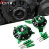 Green Black Motorcycle Engine Guard Side Stator Case Guard Protector For KWASAKI Z900 Z 900 Z 900 2017 2018