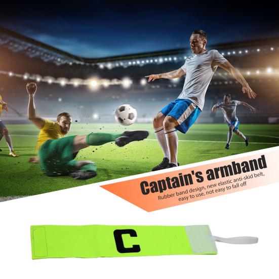 Elastic Soccer Captain Armband Nylon Adjustable Player Band for Youth And Adult Soccer