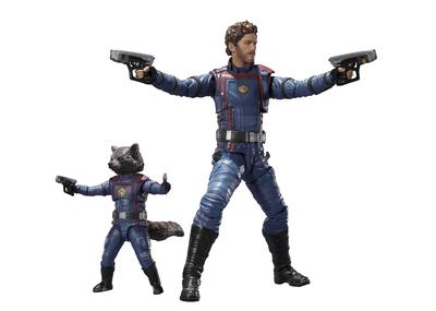 TAMASHII NATIONS Звездный Лорд Ракета Енот из VOLUME 150мм 60мм окрашенная подвижная фигурка SHFiguarts & (Стражи Галактики 3) приблизительно. приблизительно. ПВХ и АБС