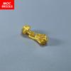 MOC Детали Жемчужная Золотая Цепочка Подвеска Кисточки 25375 4 см Аксессуар для Фигурки Сборные Строительные Блоки Игрушки подарок для детей