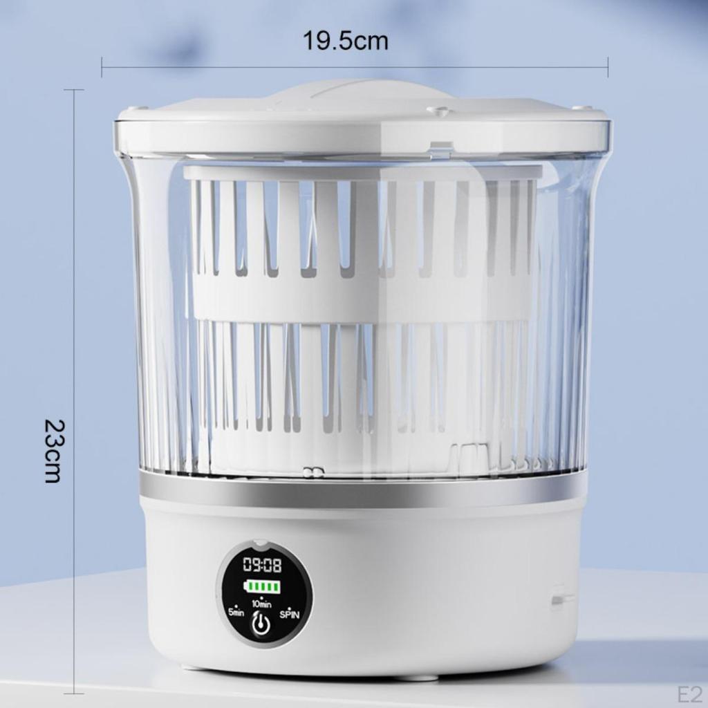Portable Washing Machine Cup Multifunctional Cordless Compact Laundry Washer Underwear