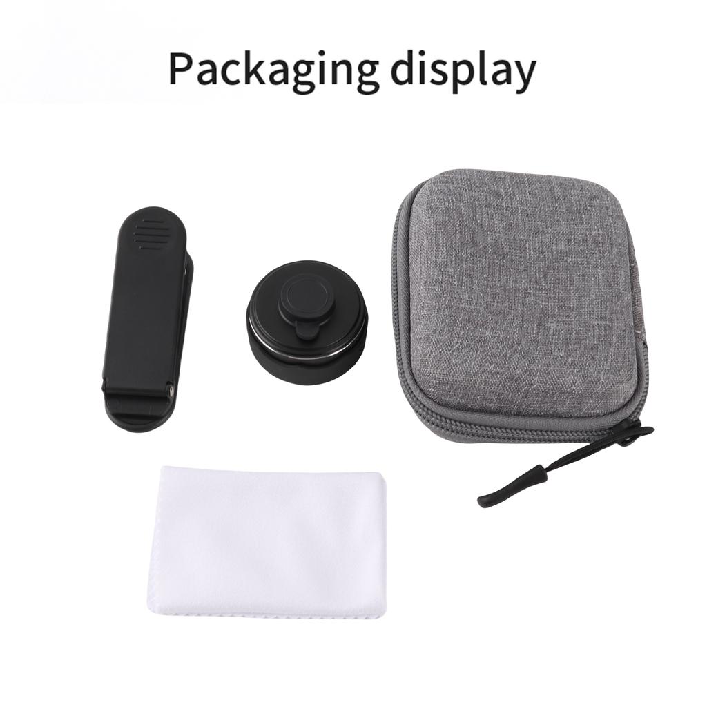 Cell Phone NaMacro Lens 30mm-120mm Smartphone Camera Lens No Distortion with Storage Box Replacement