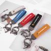Car Logo Leather Key Ring Gift Pendant Accessory Man Suede Keychain For Porsche Boxster Cayman Cayenne 911 Macan Panamera Taycan PS4