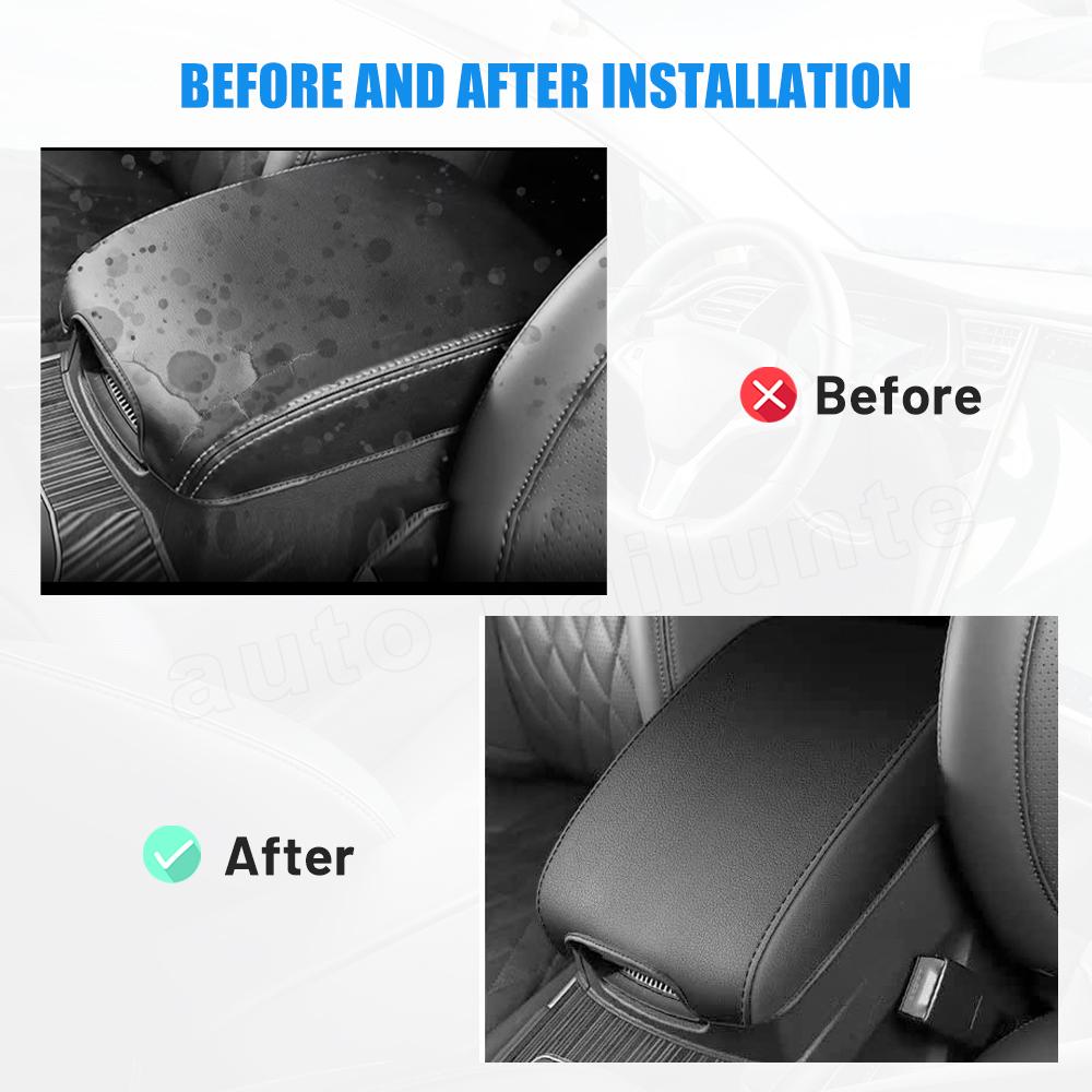 Для Toyota Tacoma 2016 2017 2018 2022 2023 крышка центральной консоли подлокотник кожаный защитный чехол для автомобиля