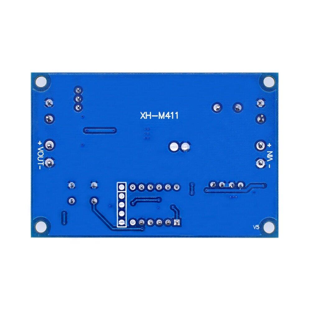 XH-M411 Повышающий модуль от 3 В до 35 В постоянного тока в 5 В-45 В постоянного тока Цифровой вольтметр Повышающий модуль постоянного тока Плата повышающего преобразователя 5 А Мощность, регулируемая по напряжению