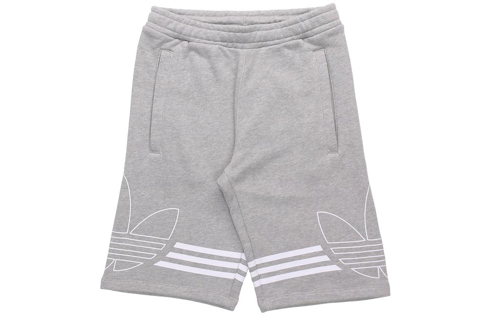 adidas Мужские повседневные шорты Originals, размер Medium, цвет Heather Gray, ED4697
