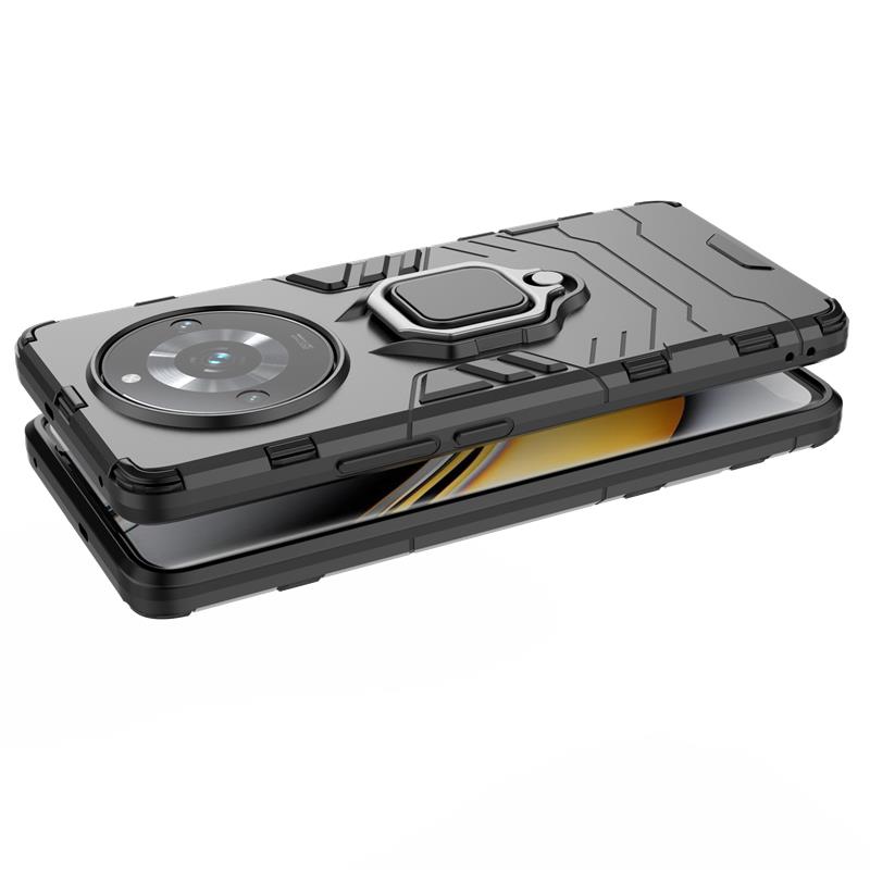 Чехол для Realme 11 Pro Plus, противоударные чехлы для телефонов Realme 11 11Pro + 5G, магнитное кольцо-держатель, подставка, защитная задняя крышка