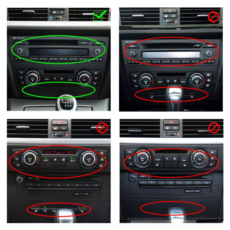 Углеродное волокно, Стайлинг автомобиля, центральный регулятор громкости, ручка кондиционера, накладка на рамку для BMW 3 серии E90 2005-2010 2011