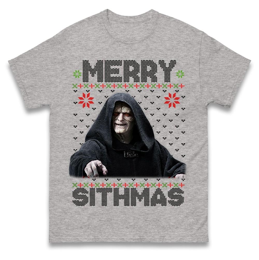 Merry Sithmas Emperor T ShirtFunny Christmas Holiday Tee Ugly Xmas Unisex Top