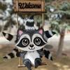 Wood Pinwheels Animal Windspinner Courtyard Art Decoration, Funny Animal Cartoon Wind Spinner, Wind Spinner for Garden Yard Decor, Lawn Art Ornaments