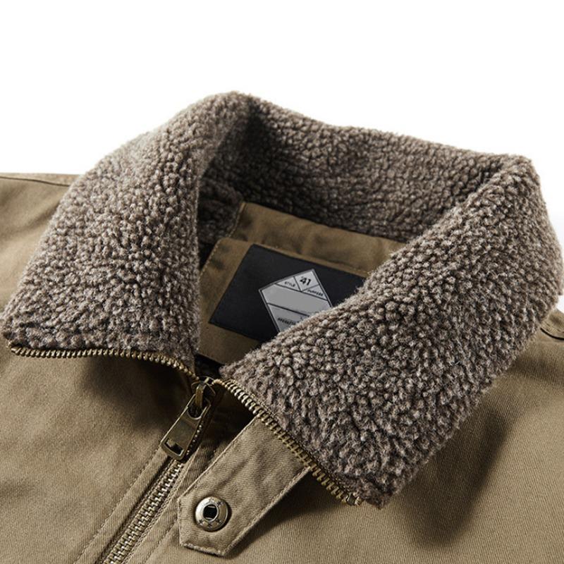 Зимняя модная куртка с отложным воротником, мужская куртка-бомбер, мужская ветровка, утепленные куртки, пальто, мужская одежда, повседневная куртка для инструментов