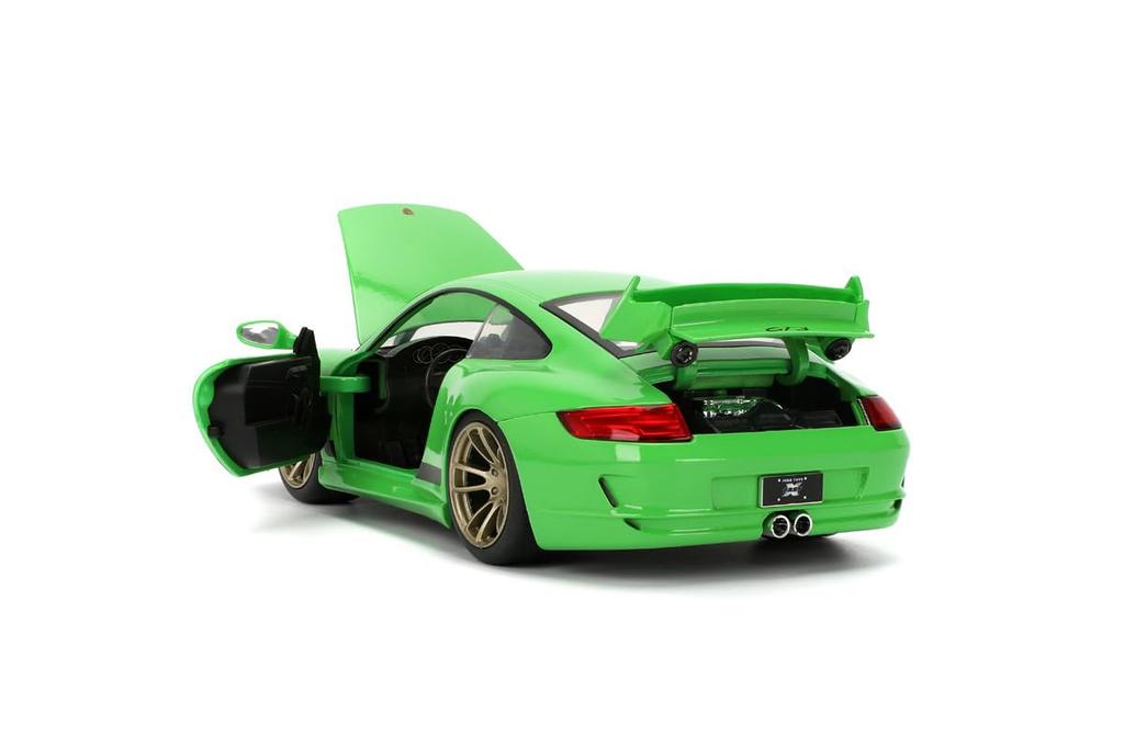 Jada Toys Серия Форсаж Масштаб 1/24 Форсаж 10 Porsche 911 GT3 (997) зеленый (Диого) Готовая модель JADA34919