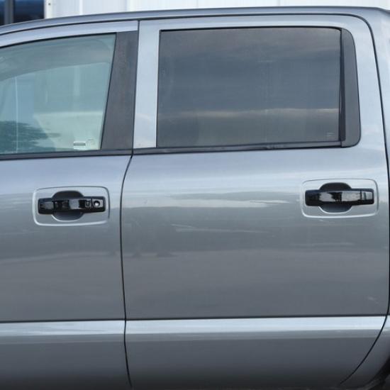 Glossy Black External Door Handle Knobs Trim Decor Cover For Nissan titan 16-23