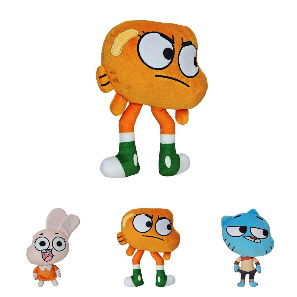 The Amazing World Of Gumball Cartoon Character Plush Doll With Short Pile Fabric For Gift And Display