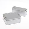 NEW Buckle Tin Box Rectangular Tinplate Box With Lid Metal Storage Box Cake Packaging Box With Buckle Candy Box