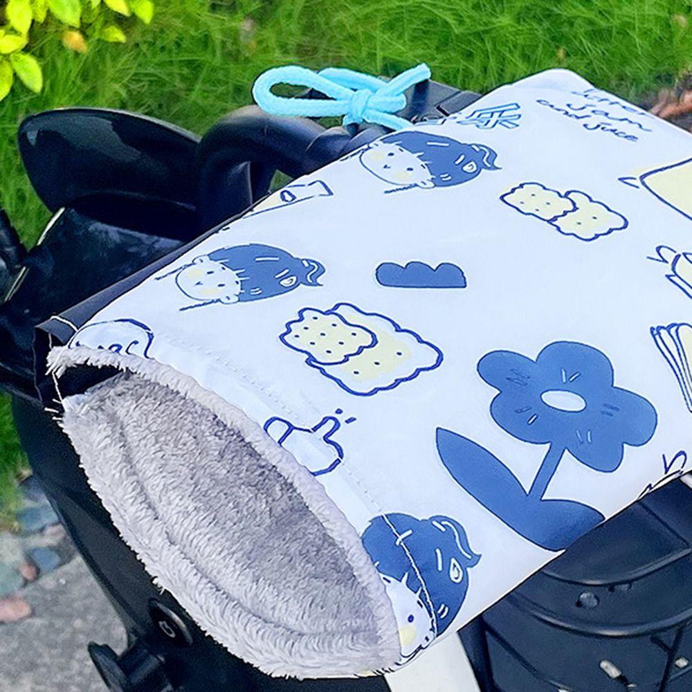 Thickened Motorcycle Handlebar Gloves Coldproof Waterproof Windproof Handle Covers  Autumn Winter