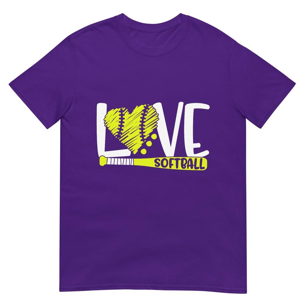 Softball Graphic Saying For Teen Girls And Unisex TShirt