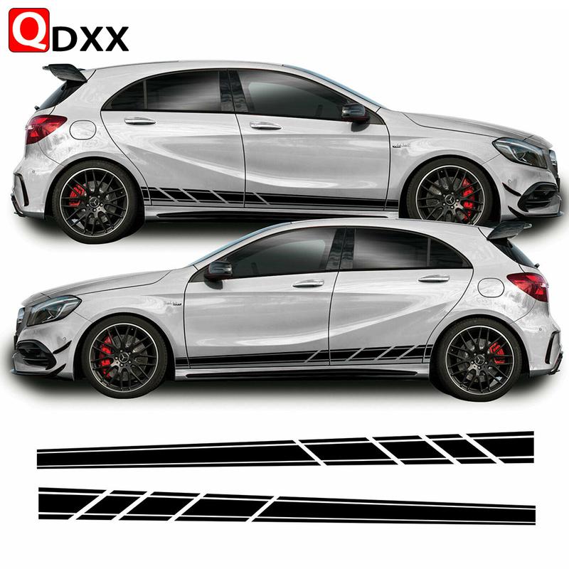 Lower Side Stripes For Mercedes A Class A45 AMG Vinyl Decal Sticker Graphics Kit jz-001