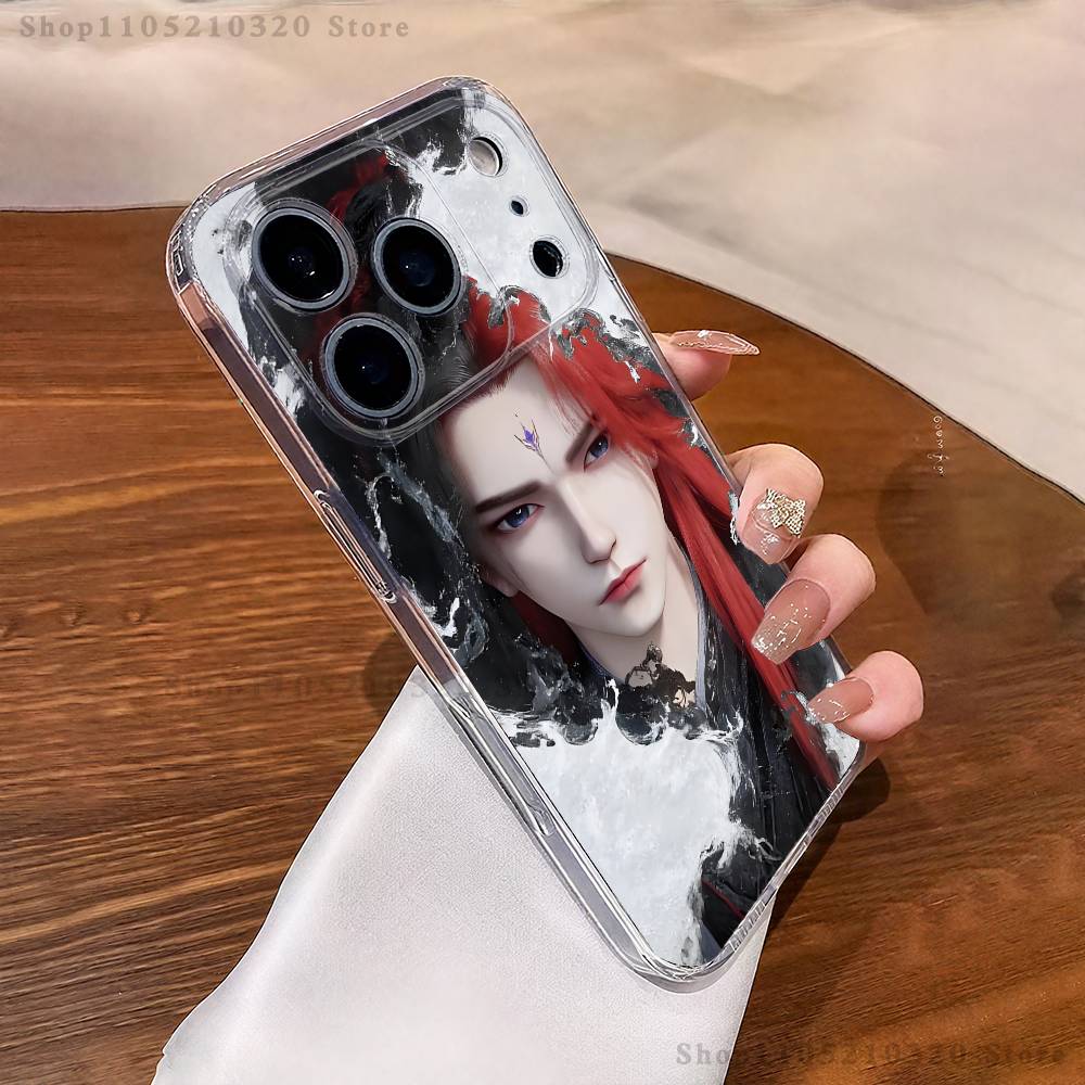 Чехол для телефона Renegade Immortal Xian Ni для iPhone 16,15,17,12,13,14,11 Max,Pro,Plus,X,XS,XR,SE4,E Mini Прозрачная крышка