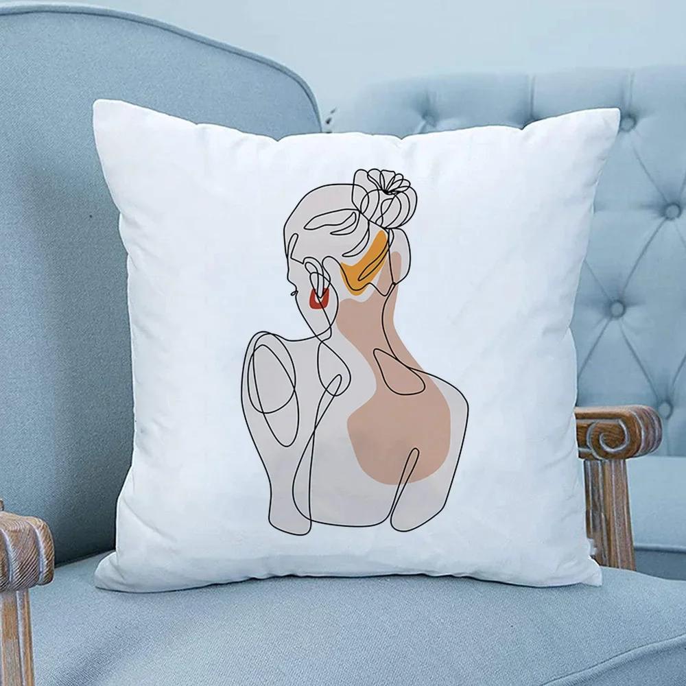 Красочная и минималистичная геометрическая наволочка с принтом для дома, гостиной, дивана, кресла, декоративная наволочка