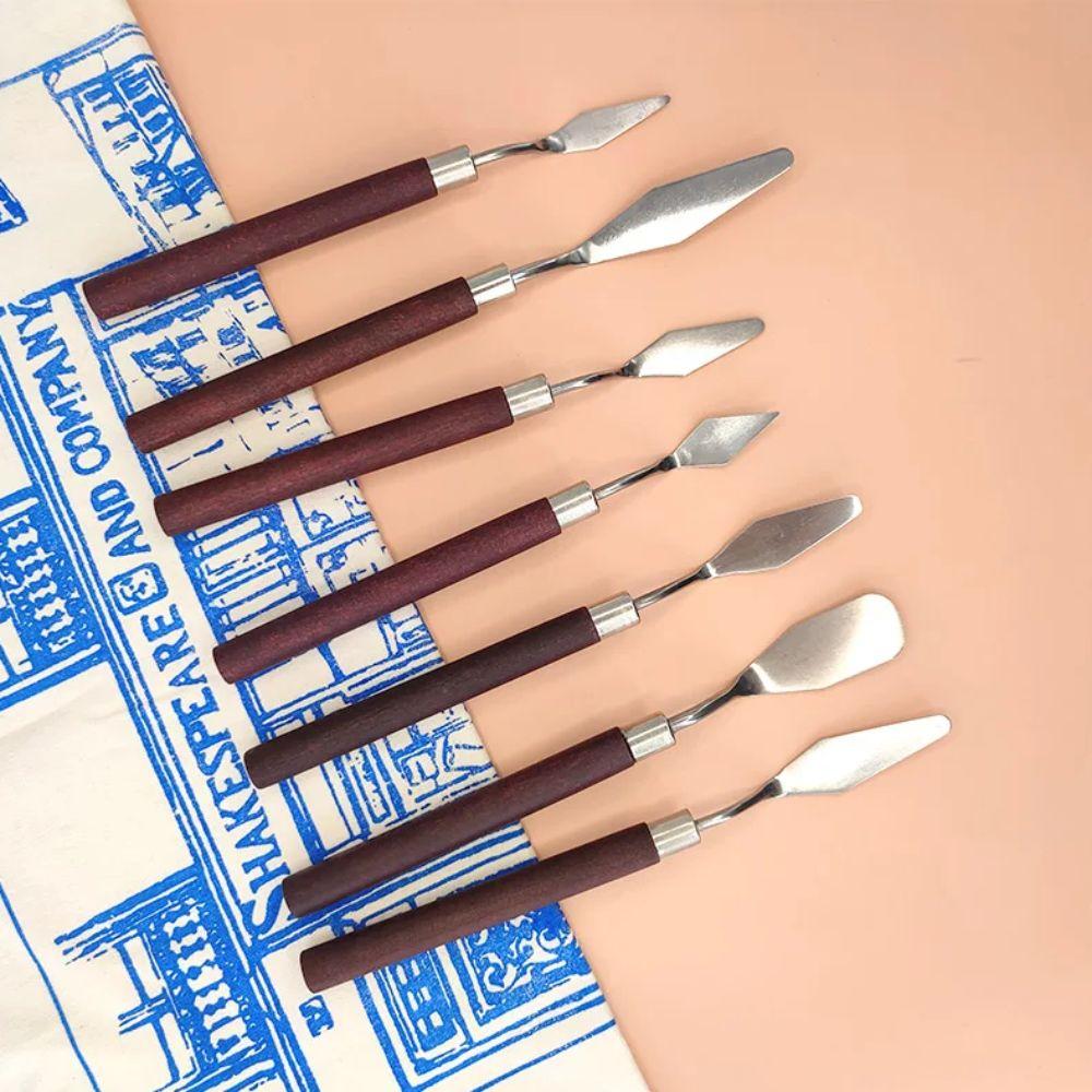 Палитра-скребок для масляной живописи из нержавеющей стали, Художественный скребок-палитра, Шпатель, Студент