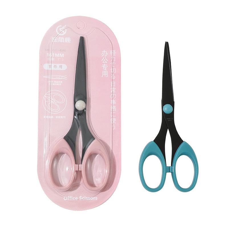 Цветные ножницы Morandi, лезвие из нержавеющей стали, безопасный дизайн, резак для изобразительного искусства, дневника, альбома, канцелярские принадлежности, офисные, школьные принадлежности