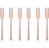 Set of Cake Forks Sambonet Rock, PVD Copper, 6 Pcs (52762CA5)
