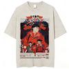 Anime Akira Vintage Washed T Shirts 90s Manga Shotaro Kaneda Graphic Tshirt Men Women Clothing Cotton Casual Oversized Tshirts