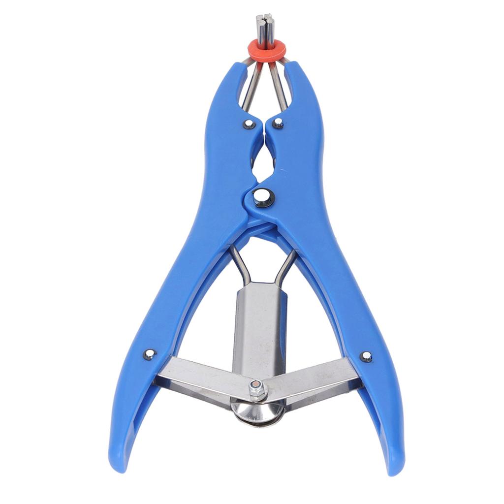 Кастрационный бандажёр из нержавеющей стали без крови с 100 шт. колец для кастрации, набор для бандажирования телят для коз