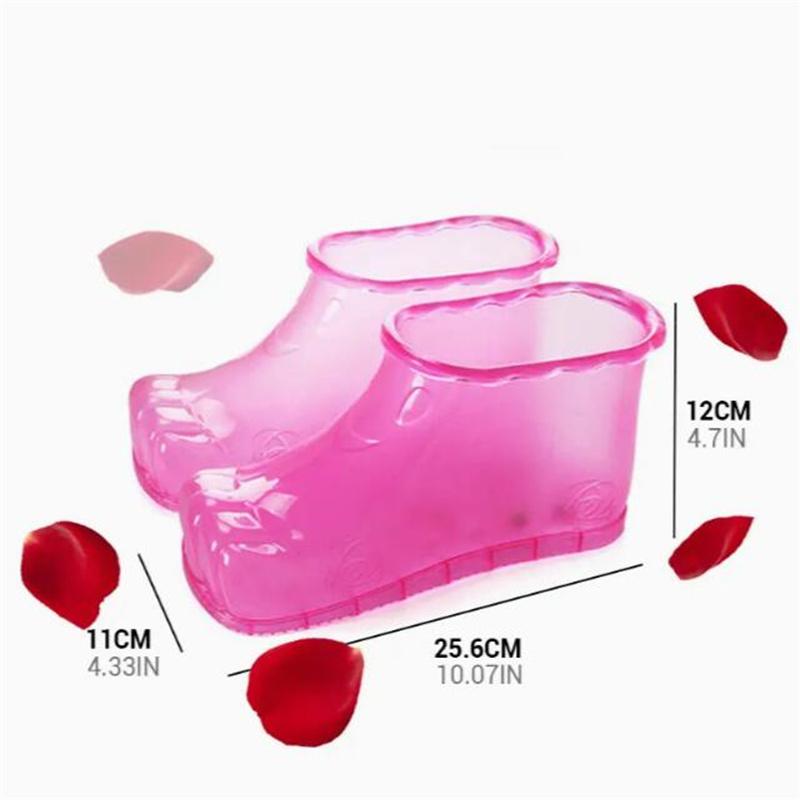 Foot Tub Foot Soaking Shoes Bath Massage Therapy Boots Portable Massage Home Feet Relaxation Slipper Acupoint Health Care