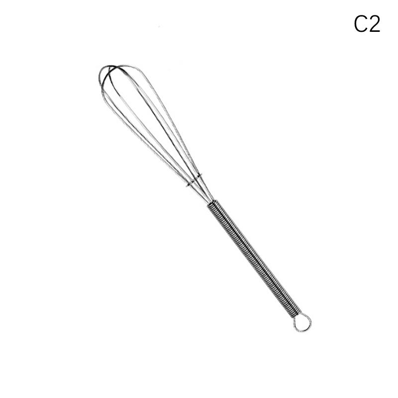 1 шт., нержавеющая сталь, мини-пружинная ручка, ручной венчик, маленький венчик для яиц, венчик для крема, гаджеты для домашней кухни, кухонные инструменты, кухонные гаджеты