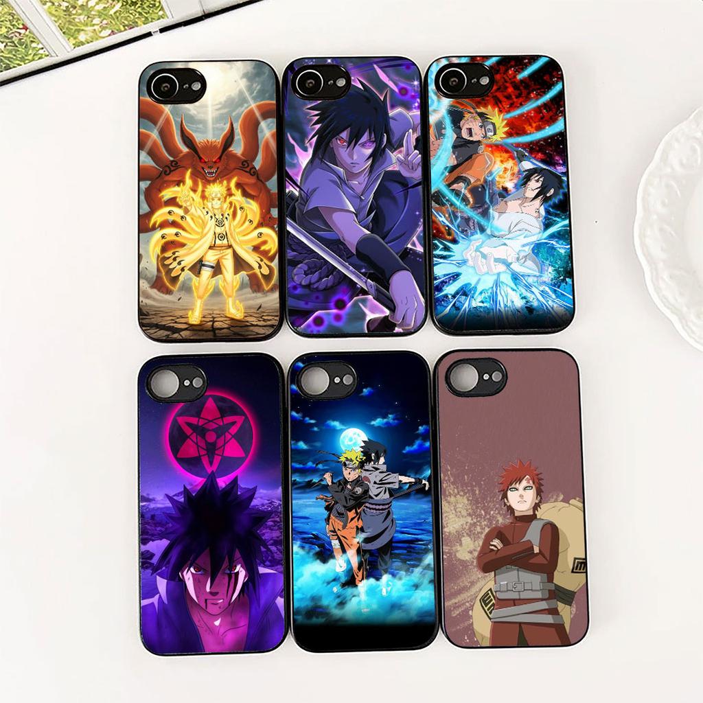 Casing for Apple iPhone 17 Pro XS Max Air 6 7 8 Plus 5 + SE 2022 SE2 16E Phone Cover Protective Case Gaara Narutos Uchiha Sasuke