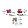 Cherry Bowknot Hair Claw Clips Glossy Finish Hair Claw Elegant Fruit Hair Clips  Half up Hairstyles