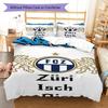 FC Luzern RugPattern Bedding Quilt Set Quilt Cover Pillowcase Home Decoration Birthday Gift (1 * duvet cover + 2 * pillowcase, without core)