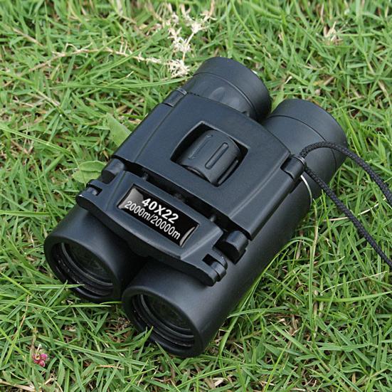 40x22 Mini Folding Binocular Telescope 2000M Long Range Portable Outdoor Travel Camping Hiking Hunting Bird Watching Concert Handheld Telescope