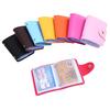 Fashion Faux Leather Credit Card Holder 24 Bits Card Case Business Card Holder Wallet