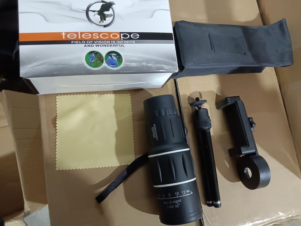 40X60 Monocular Telescope Optical Zoom Spotting Scope FMC BAK4 Long Range Outdoor Portable Bird Watching Target 16x52