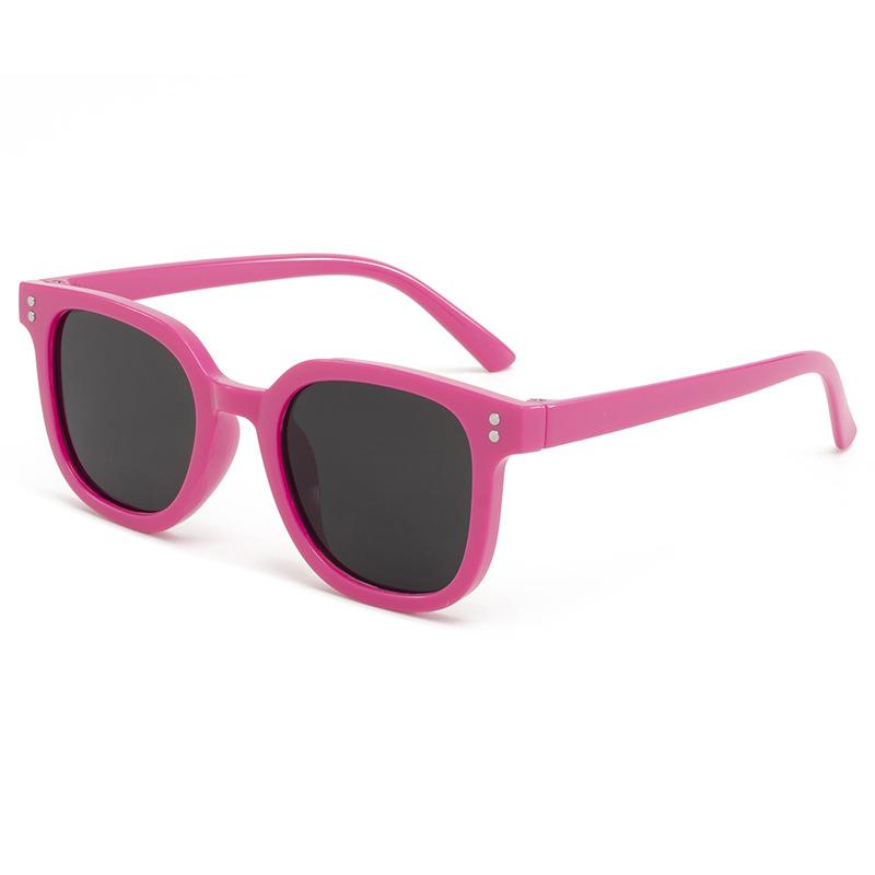 New Children'S Fashion Square Sunglasses Retro Boys And Girls Outdoor Street Photo Sunshade Sun Glasses Uv400 Eyewear