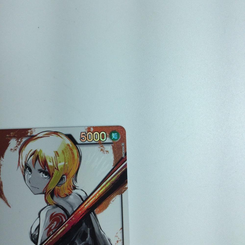 Pokémon Trading Card Piece Nami Slightly scratched and (One Parallel) OP03/040P1 - dirty