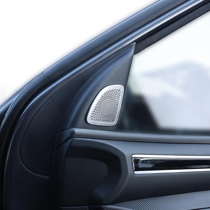 Interior Accessories For Hyundai Tucson NX4 -2026 Stainless Steel A-Pillar Audio Speaker Black Cover Trim LHD