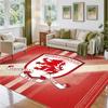 Middlesbrough Design Crystal Velvet Rug Soft Decorative Mat for Bedroom Entrance