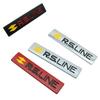 Car 3D Metal Trunk Body Badge Emblem Stickers For Renault RS Line Captur Duster Megane 2 3 Clio Logan Laguna 2 koleos Scenic 2 n222