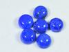 19 карат натуральный голубой лазурит круглый кабошон драгоценный камень россыпью 7 шт. лот 9X9 мм RQ-1837