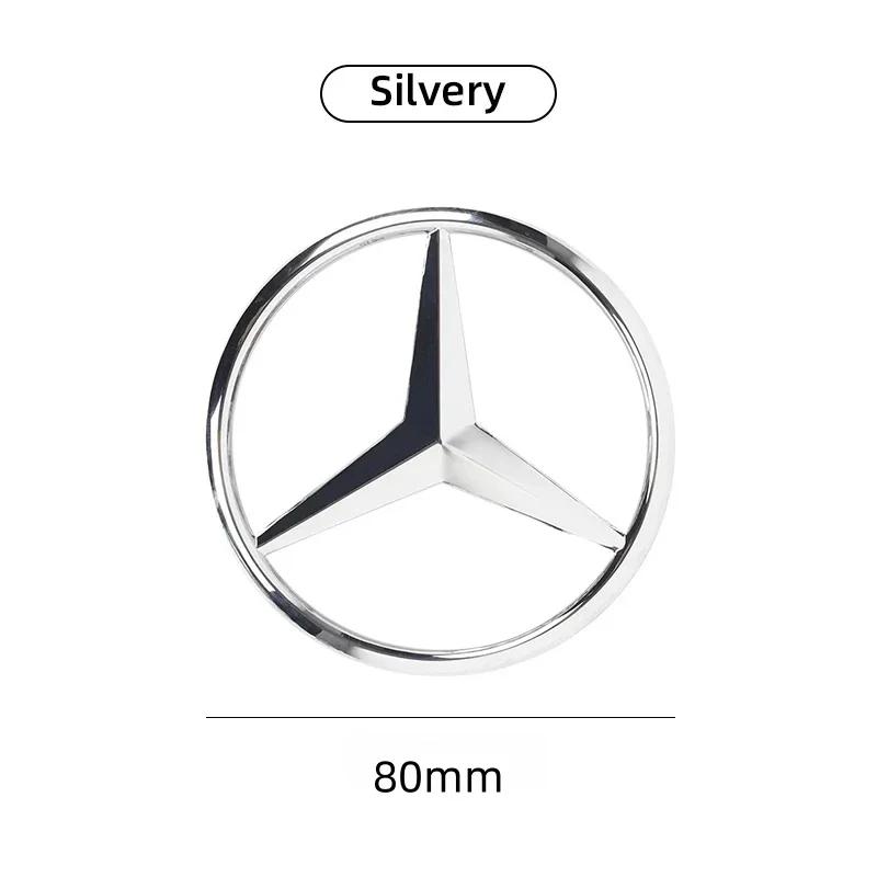 XFAXA1 New C200 E200 For Mercedes Benz 1Pc 8cm ABS Car Rear Decal Trunk Emblem for Mercedes Benz W204 New GLS SLK CLASS CLS500 CLS400