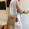 Straw Weaving Large Capacity Simple New Shoulder Bags Versatile Zipper Trendy Solid Color Women's Crossbody Bags CLE