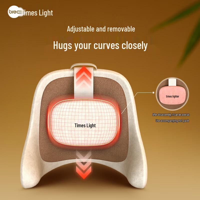 Breo Back1S Ergonomic Lumbar & Back Massager Cushion CN plug (adapter included)