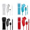 Wireless Remote Controller + Nunchuck with Silicone Case Accessories for Nintendo Wii Game Console