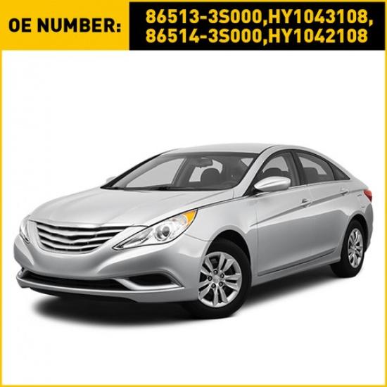 For Hyundai 2011-2015 Sonata Hybrid Retainer Bumper Front Support Brackets 2Pcs