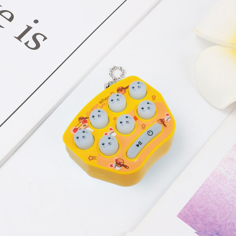 Мини Брелок-игрушка «Ударь крота» – Милый мультяшный кулон Электронная игра